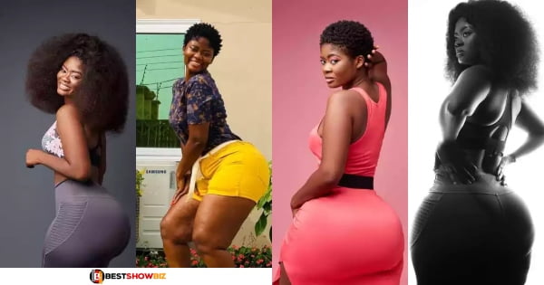 See photos of Sheena, the Ewe Lady causing confusion on social media with her massive curves.