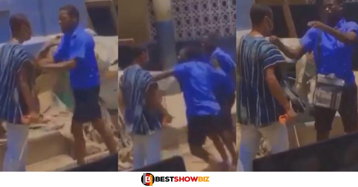 Two SHS boys team up to beat their maths teacher on campus (video)