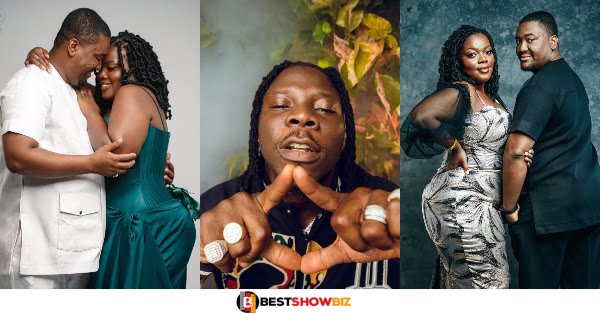 Stonebwoy's lawyer marries his long time girlfriend in a simple private wedding (photos + videos)