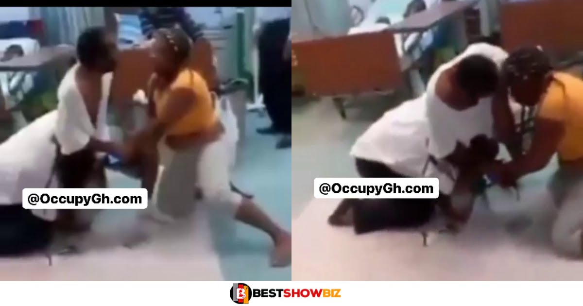 Woman Beats Her Sick Husband’s Side-Chick After The Lady Came To Visit Him At The Hospital (video)