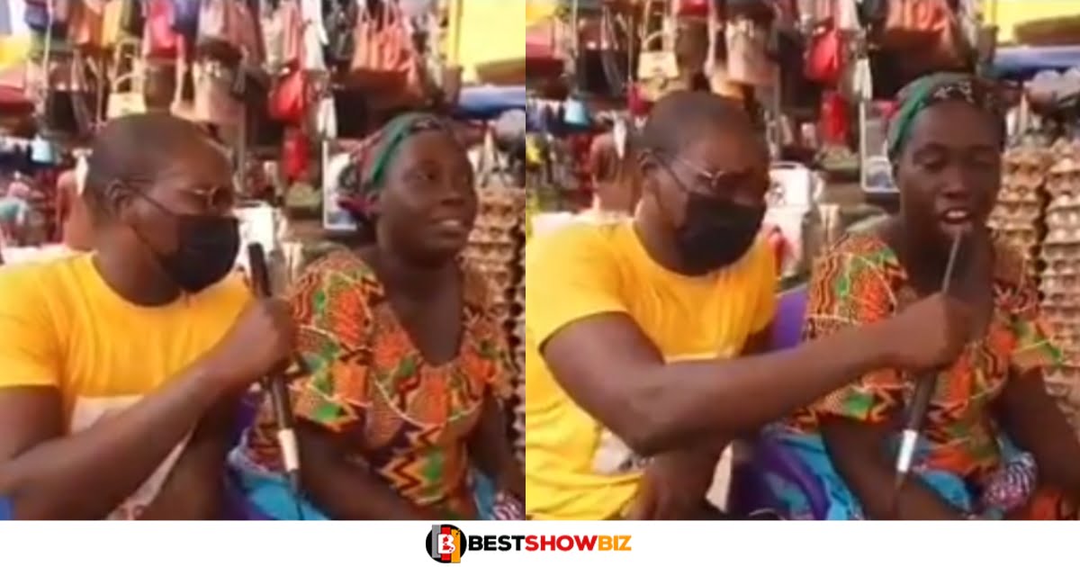 "The day my husband dies will be the happiest day of my life"- Market woman reveals (video)