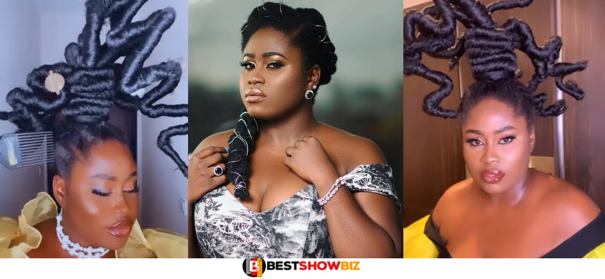 Actress Lydia Forson Shares Beautiful New Hairstyle To Celebrates International Women's Day (VIDEO)