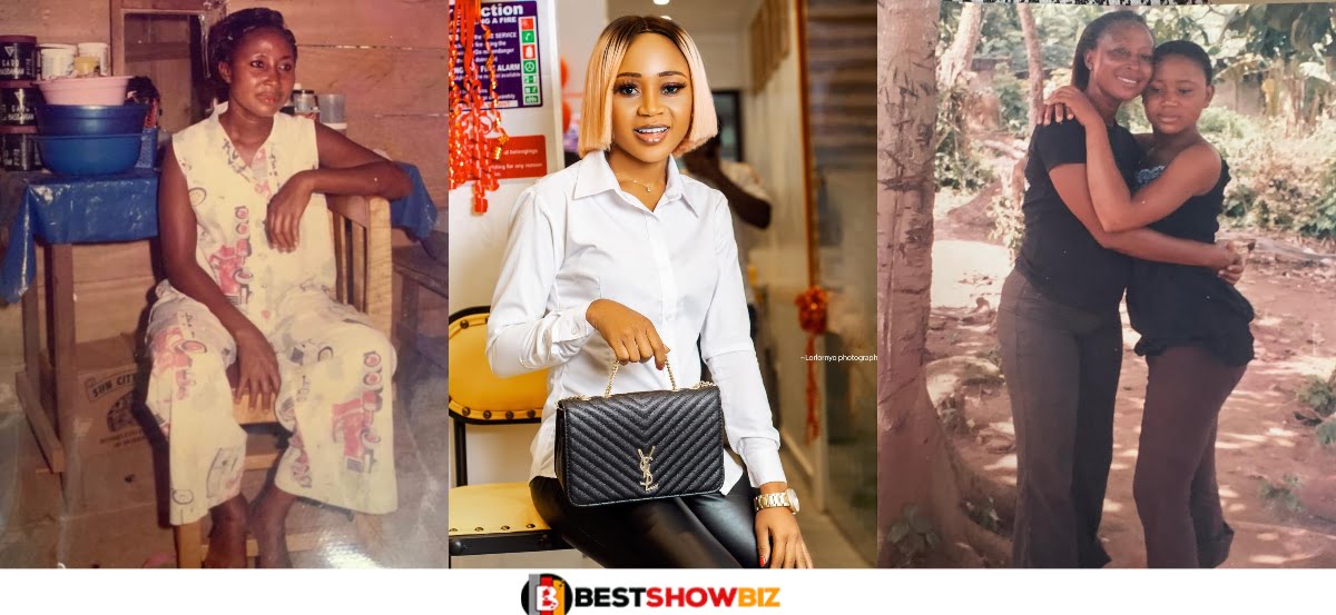 Akuapem Poloo ‘in tears’ as she shows the kiosk she slept in as she recounts her hard times