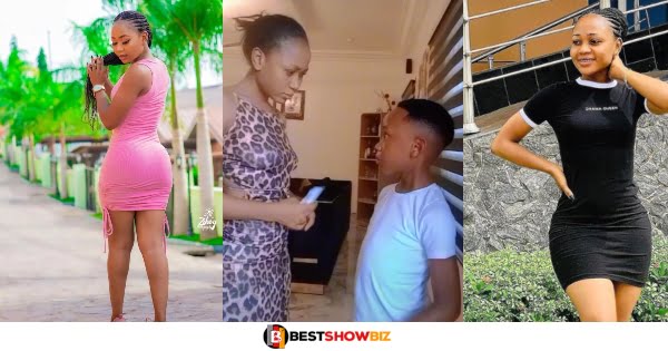 Akuapem poloo's son goes viral on Tiktok after posting this video