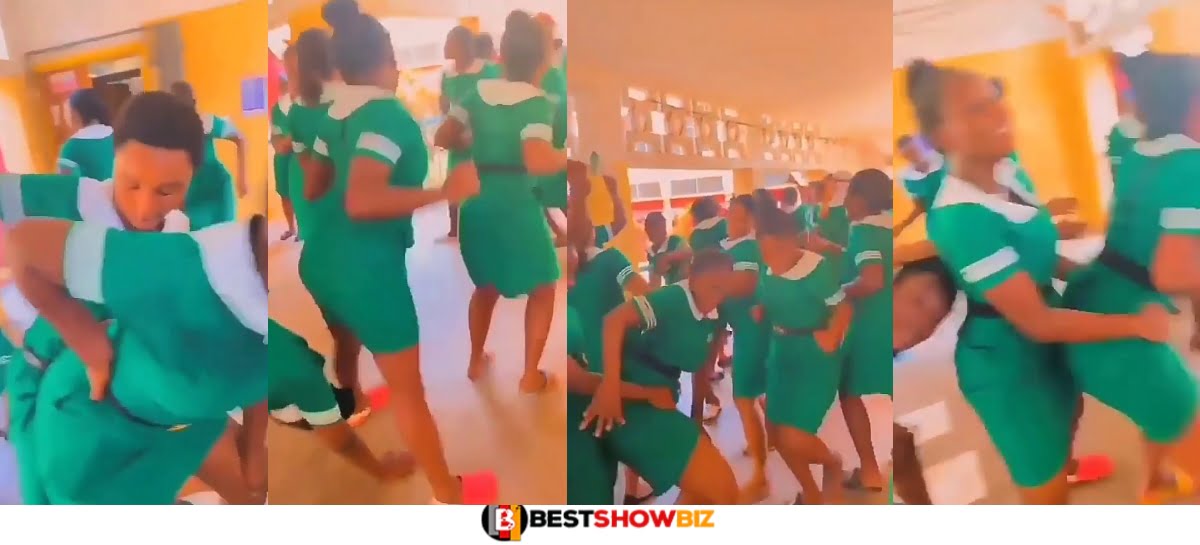 Allawa Don Come?: Reactions as Ghanaian trainee nurses spotted grinding each other in new video