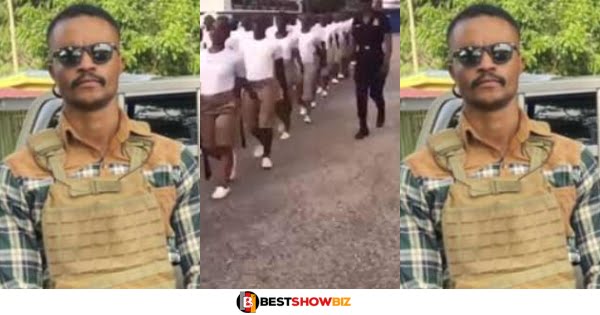 Video Of Police Armed Robber Corporal Nyame Training New Recruits For The Police Service Surfaces Online