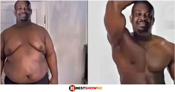 Don Jazzy shares transformation photos after he hit the gym