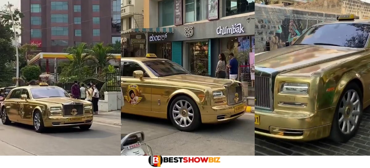 First-Class Taxi: Video of a Rolls Royce Used as Taxi on Street Surfaces