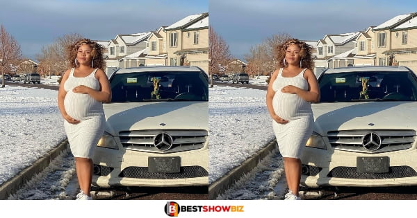Actress Kisa Gbekle shares lovely baby bump pictures of her pregnancy
