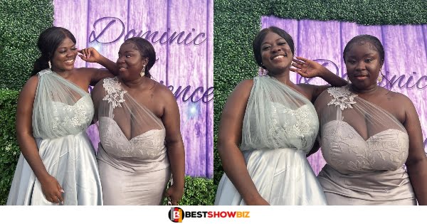 See Beautiful Photos of Maame Serwaa And Asantewaa As They Met At A Wedding