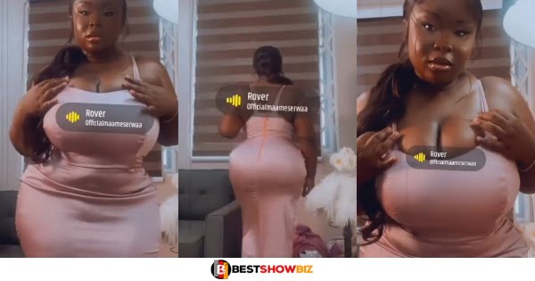 Maame Serwaa flaunts her new Banging body Online after months of hitting the Gym