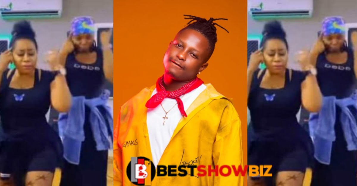 Reactions as Popular Nigerian actress and colleague dance to Kelvyn Boy’s Down Flat song (Video)