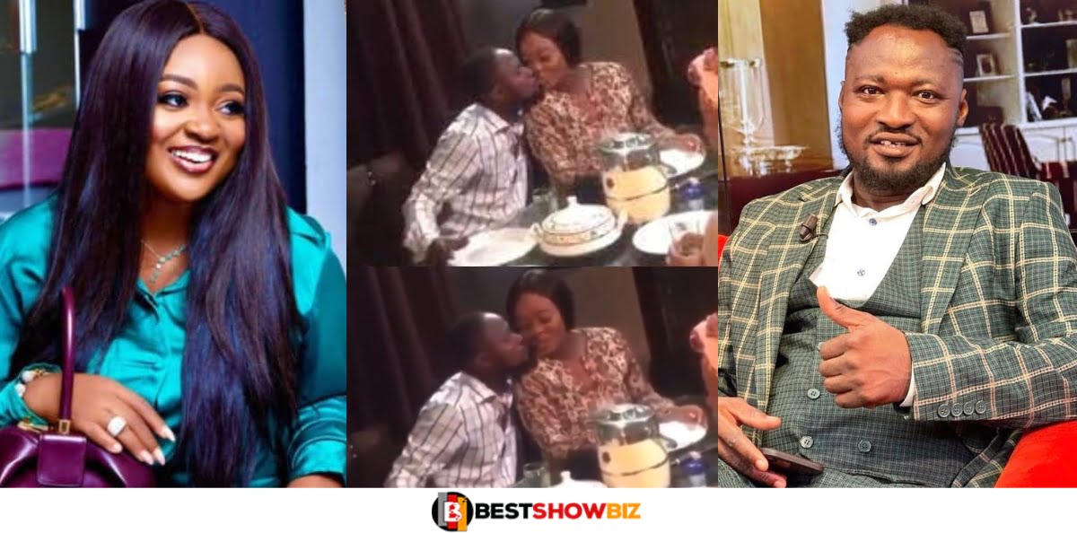 Reactions as Video Of Funny Face Kissing Jackie Appiah Resurfaces