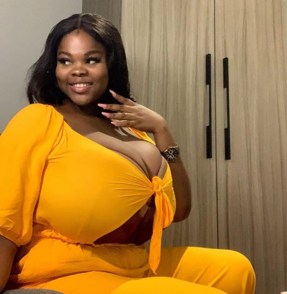 Another lady with big melons overthrows Pamela Odame (see photos)