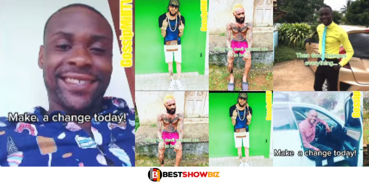 See New Transformation Video of the man who stopped bleaching and gave his life to Jesus Christ