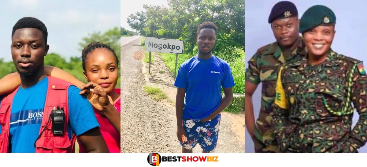 Uncle Bless spotted at Nogokpo after Rubby dumped him to marry a soldier (Photos)