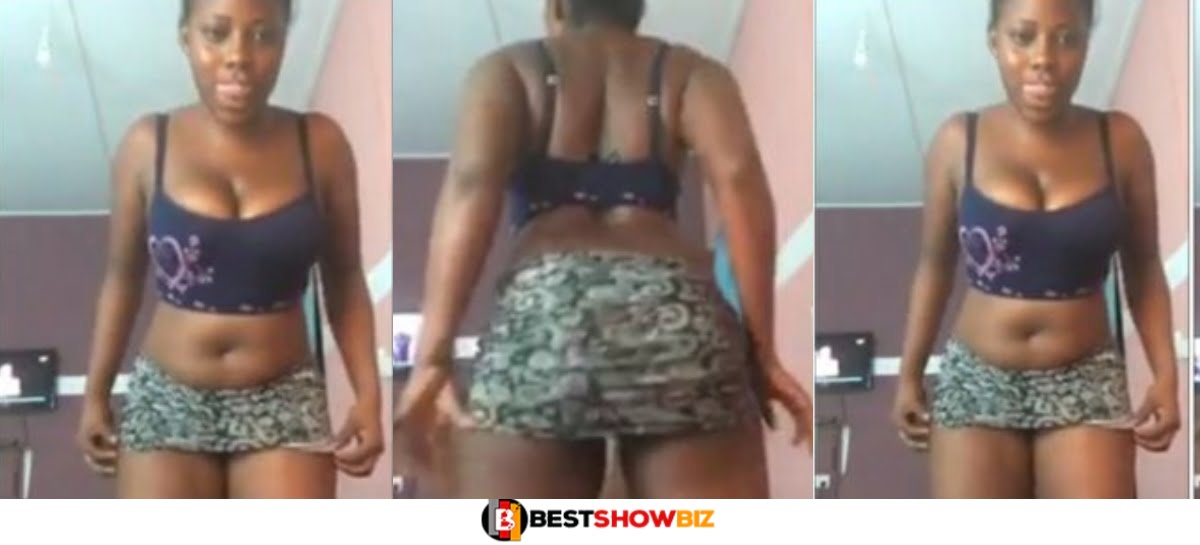 (Video) Kumasi Slay Queen unintentionally shows her shaved ‘Toto’ on Facebook live