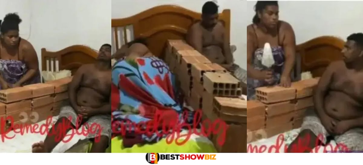 Video Of A Woman Building A Wall On Her Matrimonial Bed Stirs The Internet