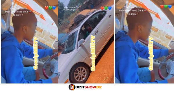 "Blessings does not care about age, i will buy a Benz in addition to this car soon"- 16 years old fraud boy reveals (video)