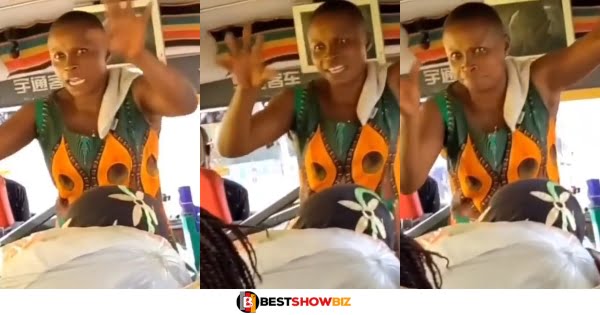 "Ladies should thank men after sekz, because their spḕṝms make them look beautiful without make ups"- Female Evangelist preaches in a bus (video)