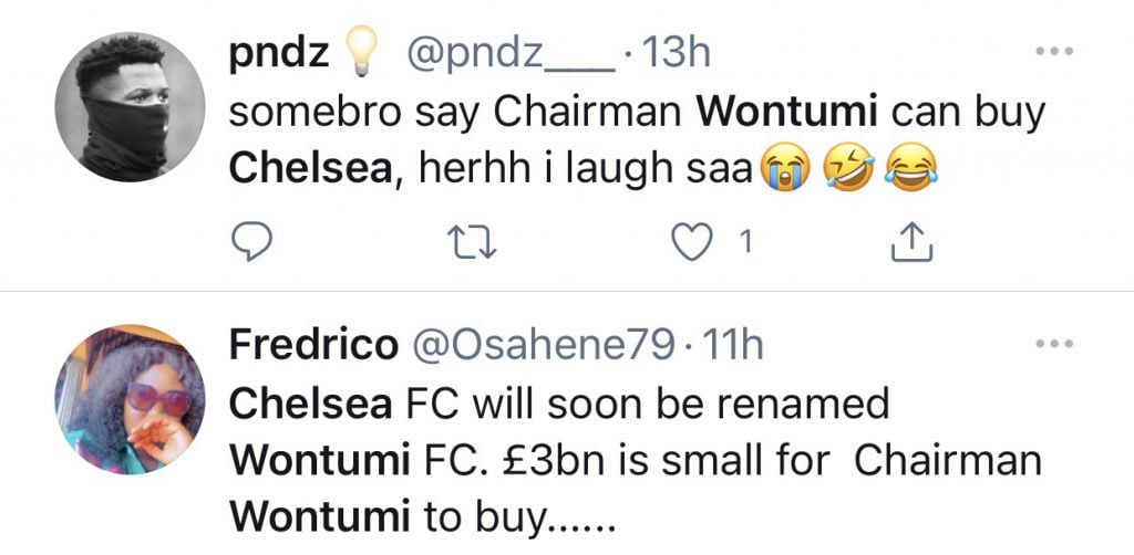Chairman Wontumi Set To Buy Chelsea After Club Owner Put It Up For Sale