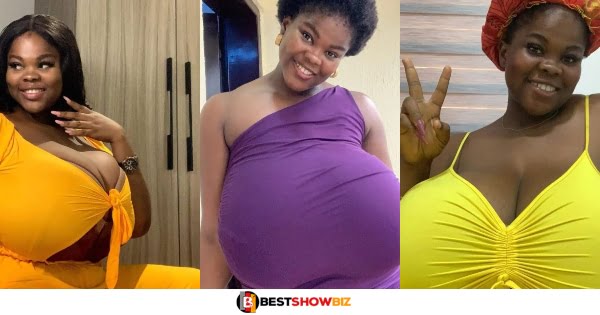 Another lady with big melons overthrows Pamela Odame (see photos)