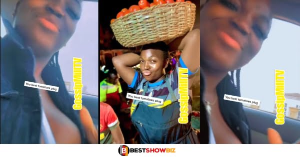Instagram Slay queen warms hearts after it was revealed that she sells tomatoes in the market as her job (video)