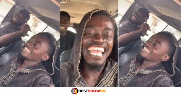 "Because of fuel prices i use trotro now"- Lilwin explains after he was spotted in a commercial vehicle
