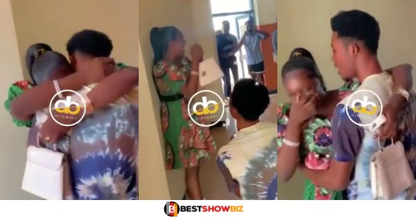 Instead of him starting to learn, this Level 100 student proposes love to his girlfriend at GIJ
