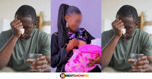 "My wife has refused to come to Ghana after i sent her to Canada to give birth 2 years ago"- Man cries