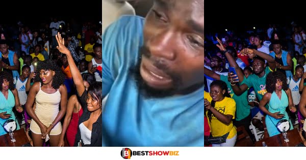 Man cries like a baby after taking a loan to celebrate the birthday of his girlfriend only to be dumbed by the girl the following day.