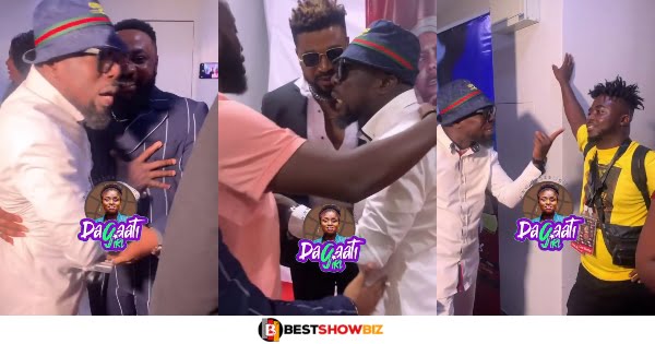 Popular Kumawood actor Mr. Beautiful disgraces himself for fighting movie producer in public (video)