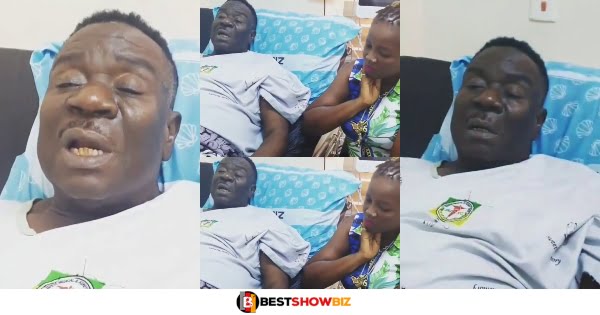 "I am still alive, i am not dead yet"- Mr. Ibu speaks from hospital bed to react to news of his passing (video)
