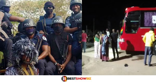 Police shoots and k!ll two armed robbers who asked passengers they robbed to pray for them
