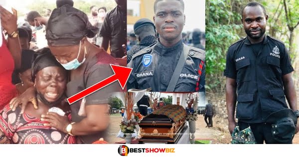 "They even rented and lived in one room together"- Constable Emmanuel Osei's mother cries after finding out who killed her son.