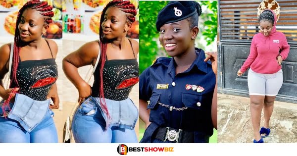 See Photos Of Ghana's Most Beautiful Police Officer With Swag (Photos)