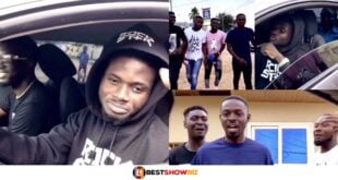 Kuami Eugene shifts his talent from music to acting as he teams up with comedian waris in a new skit (video)