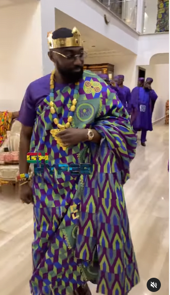 Beautiful photos and videos from the wedding of Ghana's most handsome man, Kojo jones surface online