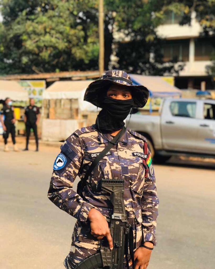 Ghana Police personnels are the most well-dressed policemen and women in Africa.