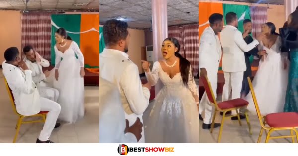 Van Vicker receives a hot dirty slấp from a lady all in the name of acting (watch video)
