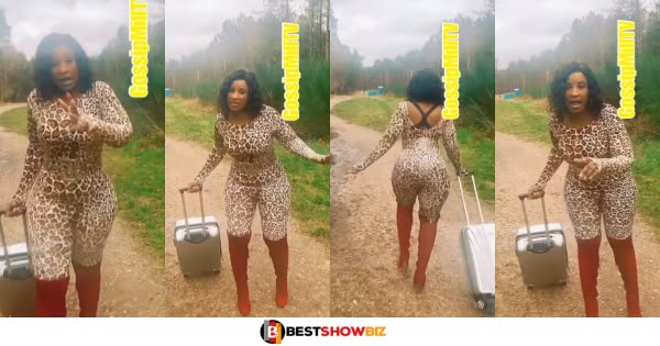 A beautiful curvy woman packs her bags claims she is going to Nigeria to find a husband (video)