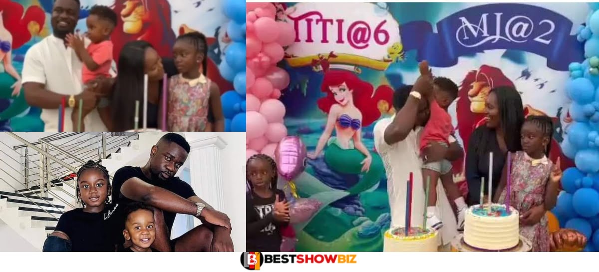‘Forehead Gang’ – Reactions as Sarkodie Holds Birthday Party for Titi and MJ – (Videos)