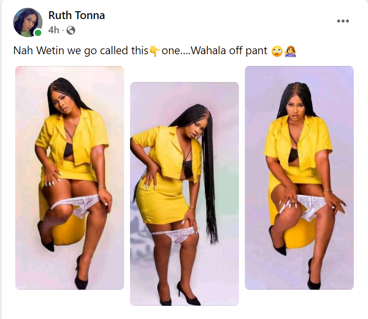 Pretty lady goes viral after releasing her 'panties off' birthday photos (see them)
