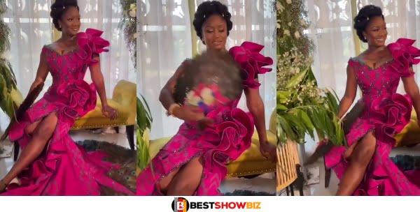 Akufo-Addo's Daughter Surfaces In New Video In A Beautiful Dress After Marriage