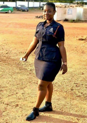 See Adorable Photos of Ama Serwaa, Ghana's most beautiful Police officer