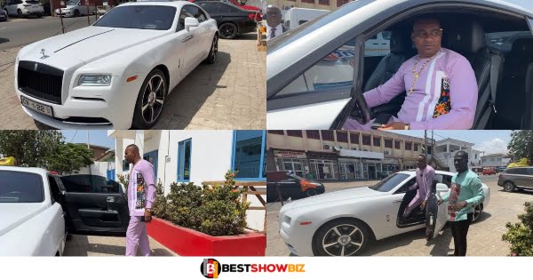 Chairman Wontumi buys a brand new Rolls Royce which cost Ghc 2.5 million (watch video)