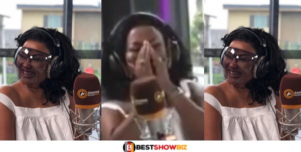 DJ surprises Nana Ama Mcbrown as he plays her unreleased Song in a Live Interview