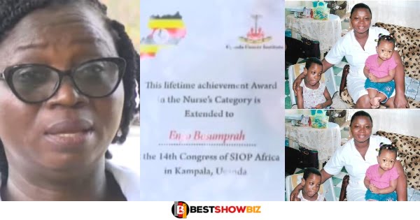Ghanaian Nurse At Korle Bu Gets Lifetime Achievement Award For Saving The Lives Of Children With Cancer (Video)