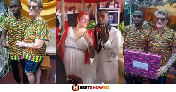 “It started from ‘Hi’ on Facebook” – Nigerian Man Marries His American Girlfriend In Beautiful Photos