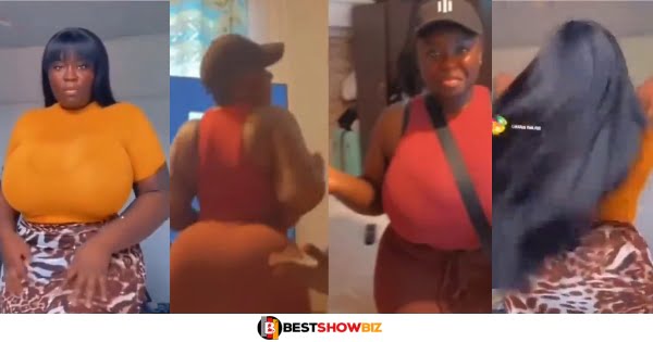 Maame Serwaa Drops New Video Flaunting Her Heavy Back Side
